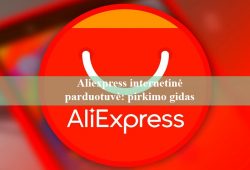Aliexpress internetinė parduotuvė pirkimo gidas